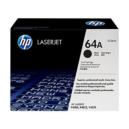 HP 64A BLACK TONER 10000 PAGE YIELD FOR LJ P4014 P4015 P4515