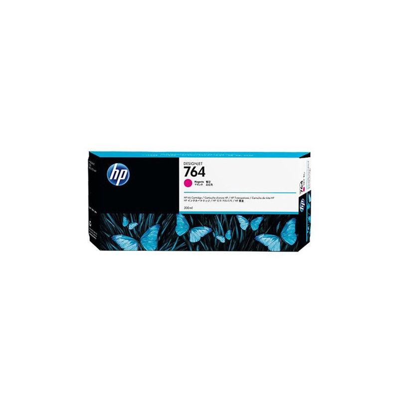 HP 764 300-ML MAGENTA INK CARTRIDGE C1Q14A FOR T3500