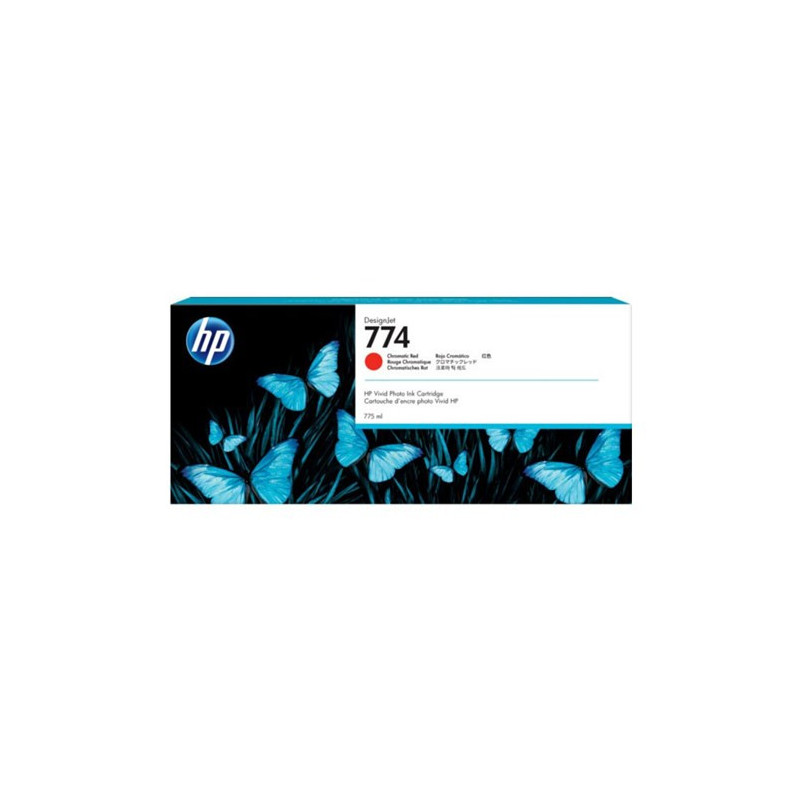 HP 774 775-ML CHROMATIC RED DESIGNJET INK CARTRIDGE FOR Z6810