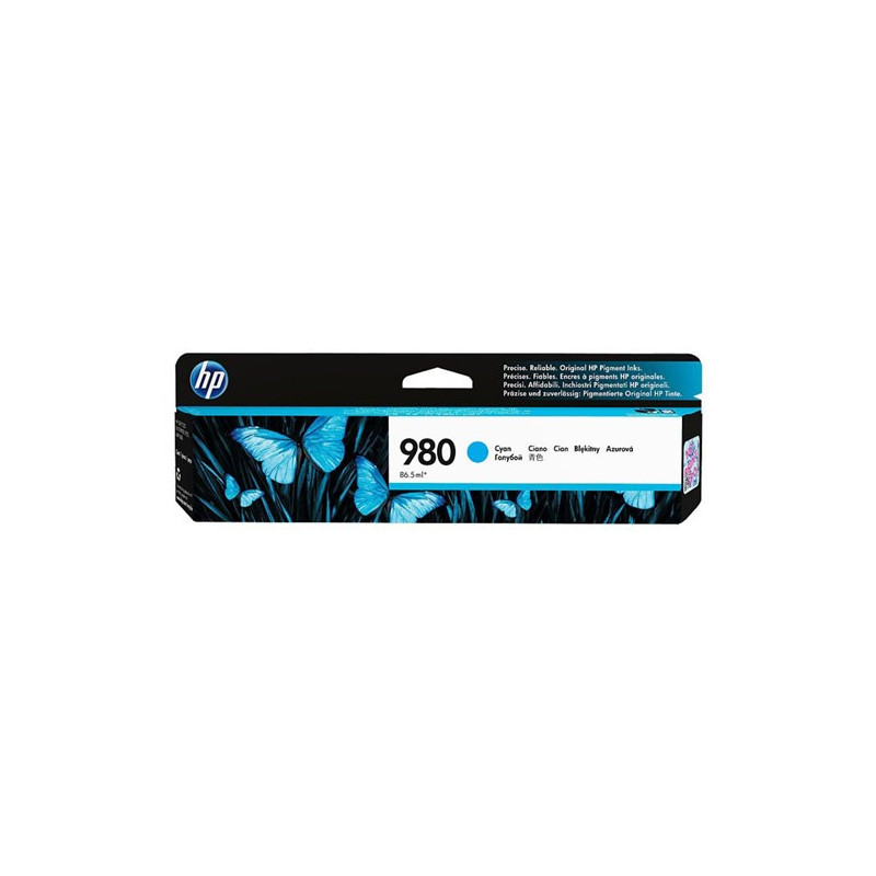 HP 980 D8J07A CYAN INK CART 6.6K PAGES