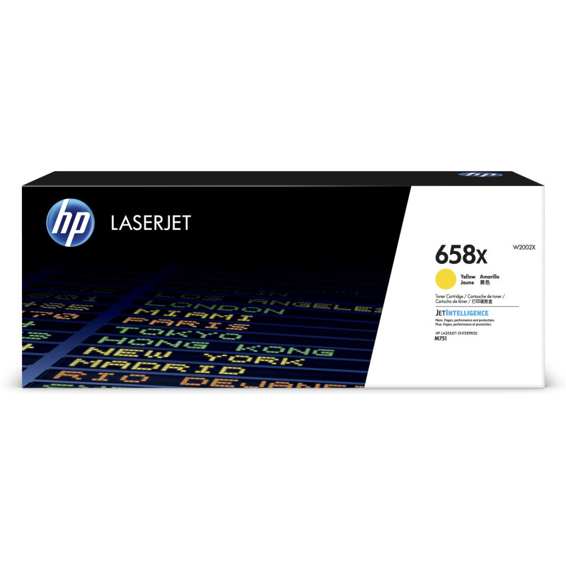 HP 658X YELLOW LASERJET TONER CARTRIDGE 28K