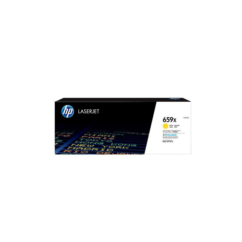 HP 659X YELLOW LASERJET TONER CARTRIDGE FOR M776 M856 - 29K