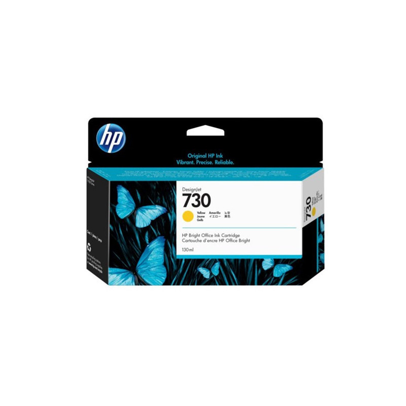 HP 730 130-ML YELLOW DESIGNJET INK CARTRIDGE