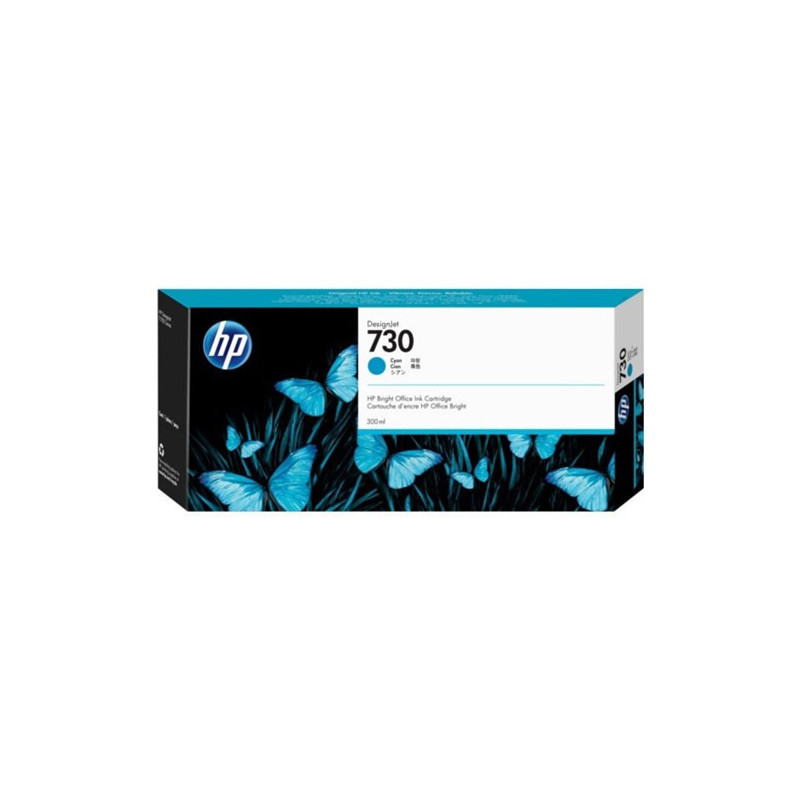 HP 730 300-ML CYAN DESIGNJET INK CARTRIDGE