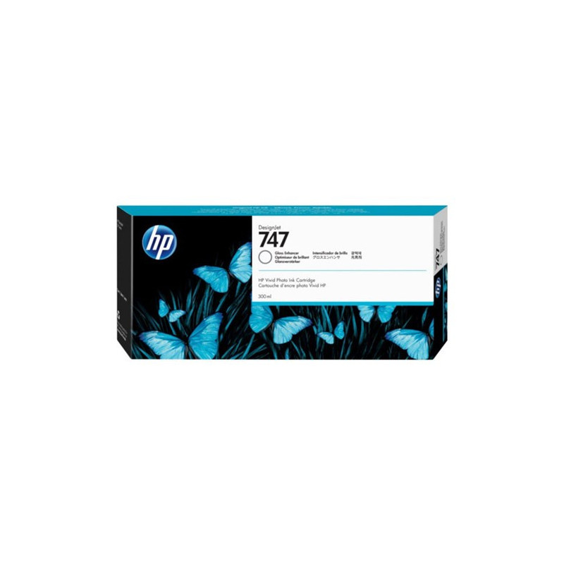 HP 747 300-ML GLOSS ENHANCER DESIGNJET INK CARTRIDGE