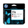 HP 774 MATTE BLACK/CHROMATIC RED DESIGNJET PRINTHEAD