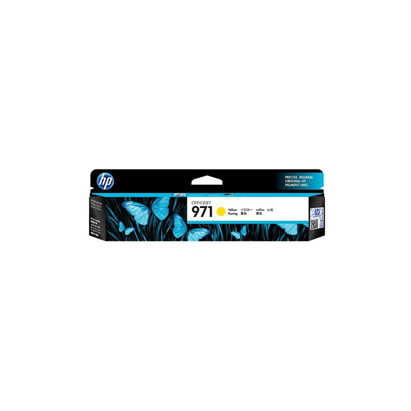 HP 971 YELLOW INK CARTRIDGE 2.5K FOR OFFICEJET PRO X