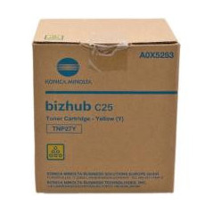 KONICA MINOLTA BIZHUB C25 TNP27 YELLOW TONER - 6K