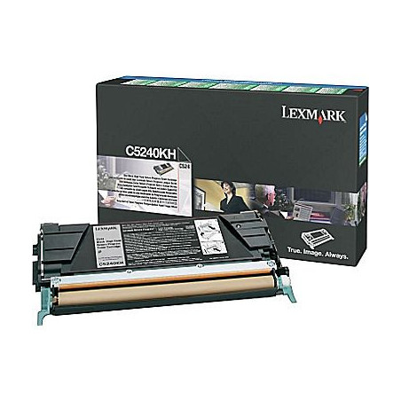 LEXMARK BLACK PREBATE TONER YIELD 8000 PAGES FOR C524N C534