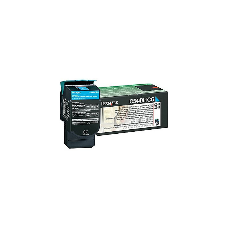 LEXMARK CYAN TONER YIELD 4000 PAGES FOR C544 X544