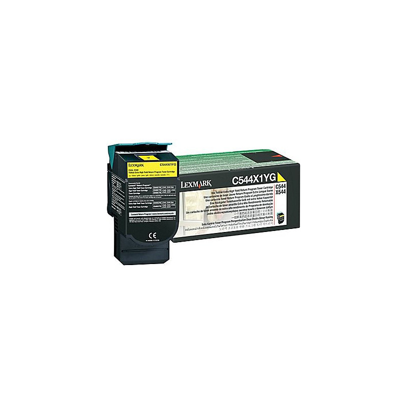 LEXMARK YELLOW TONER YIELD 4000 PAGES FOR C544 X544