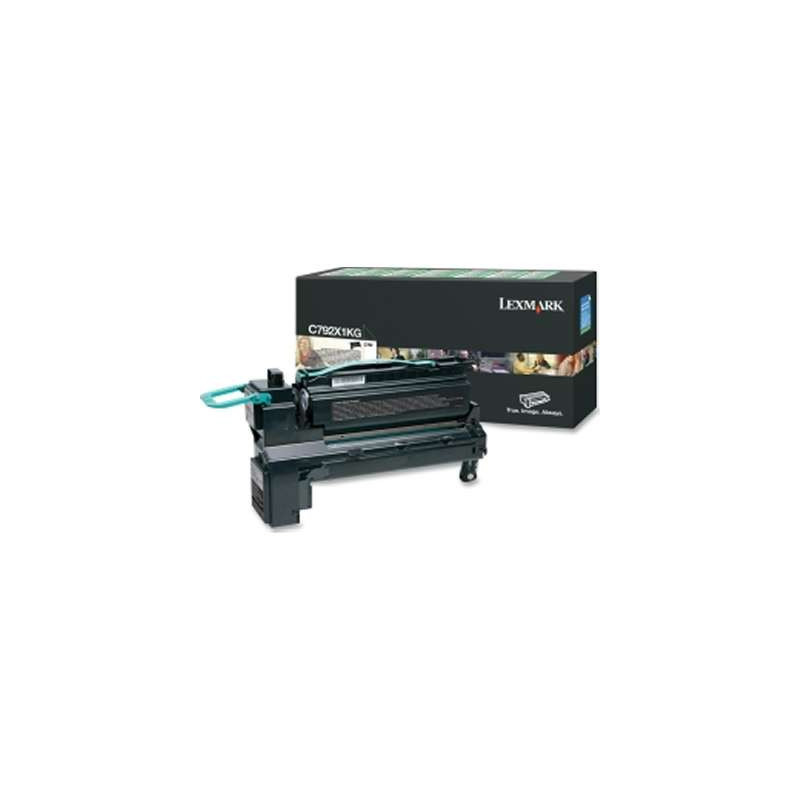 C792X1KG BLACK PREBATE TONER YIELD 20000 PAGES FOR C792