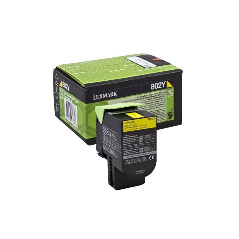 LEXMARK C2360Y0 YELLOW RETURN PROGRAM TONER 1K FOR C2425DW MC2425DW