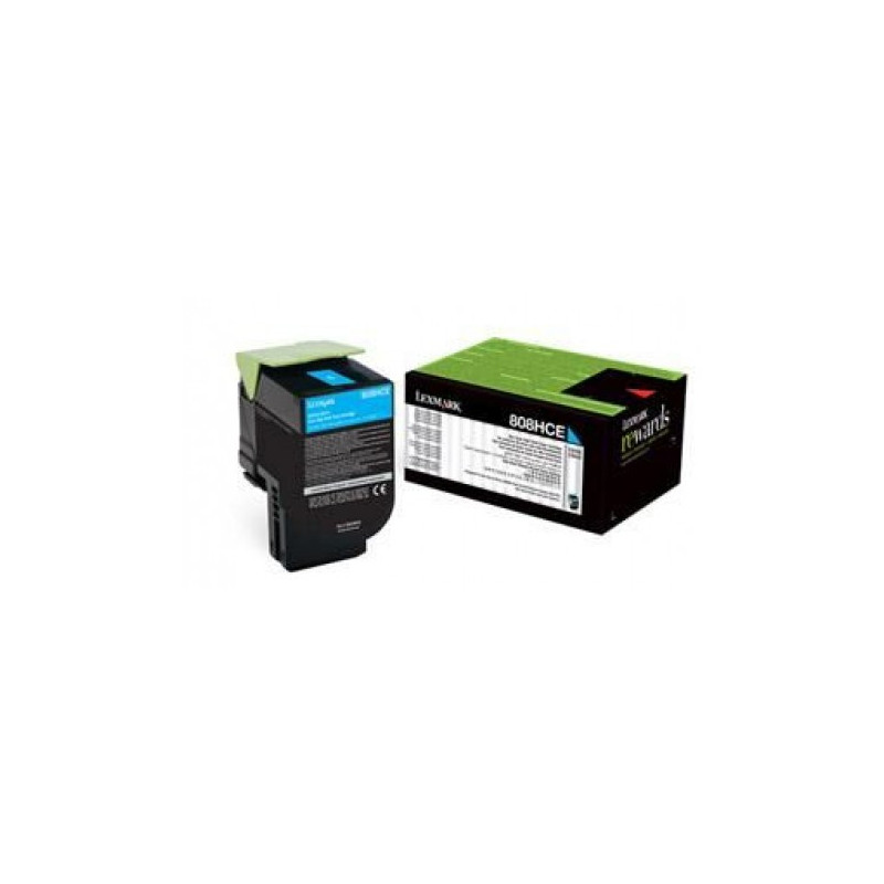 808HCE CYAN HIGH YIELD CORPORATE TONER CARTRIDGE 3K CX410/CX510