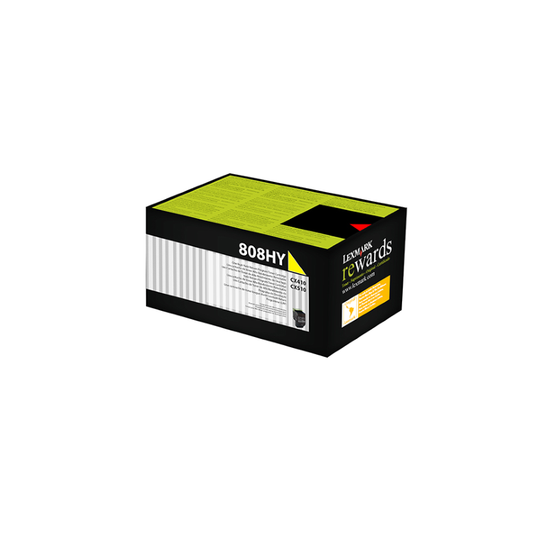 808HYE YELLOW HIGH YIELD CORPORATE TONER CARTRIDGE 3K CX410/CX510