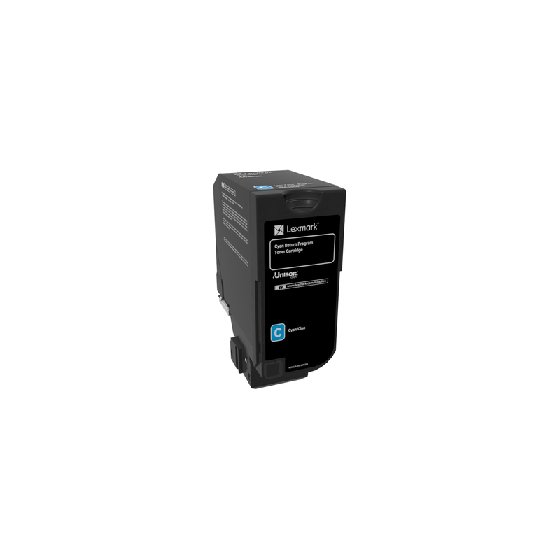 CS720/CS725/CX725 CYAN RETURN PROGRAM TONER CARTRIDGE 3K
