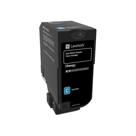 CS720/CS725/CX725 CYAN RETURN PROGRAM TONER CARTRIDGE 3K