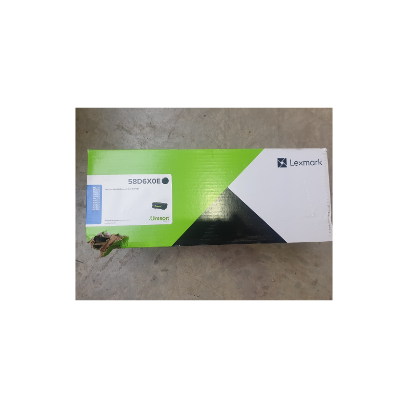 LEXMARK 58D6X0E BLK EXTRA HIGH TONER 35K FOR MS722 MS823 MS826 MX721 MX826