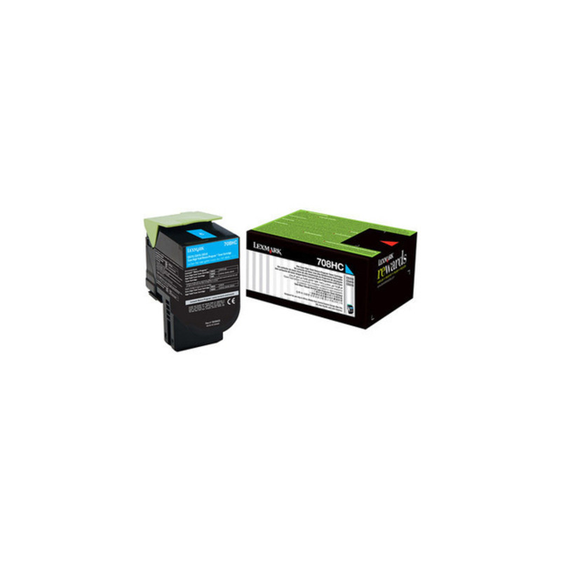 708XCE CYAN EXTRA HIGH YIELD CORPORATE TONER CARTRIDGE 4K CS510