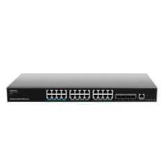 ENTERPRISE LAYER 3 MANAGED POE NETWORK SWITCH 24 X GIGE 4 X SFP