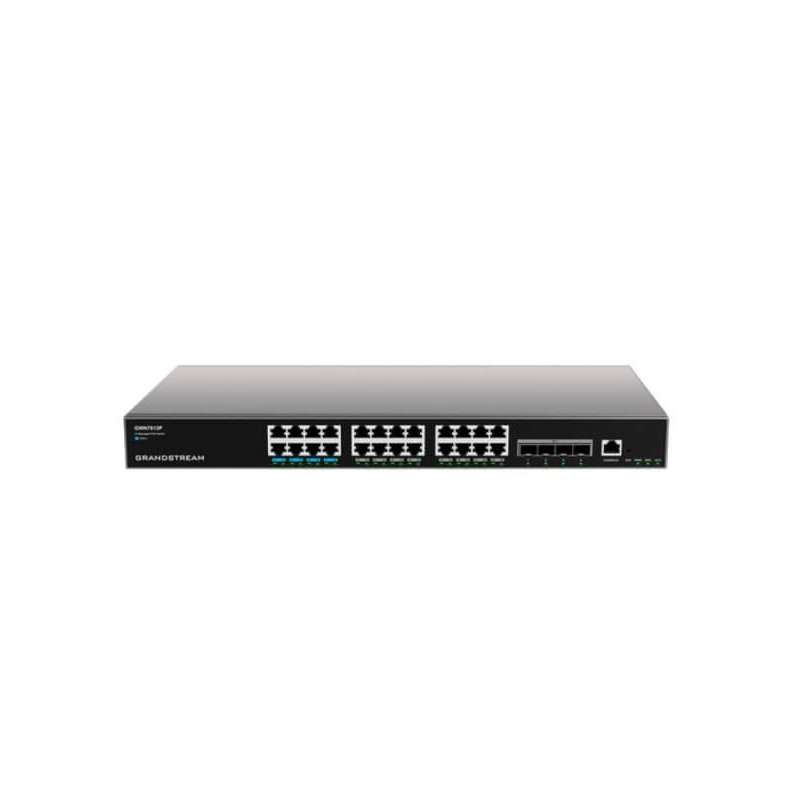 ENTERPRISE LAYER 3 MANAGED POE NETWORK SWITCH 24 X GIGE 4 X SFP