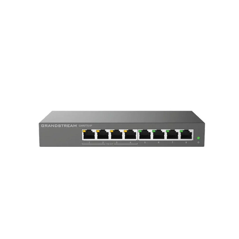 UNMANAGED NETWORK SWITCH 8 X GIGE 4 X POE