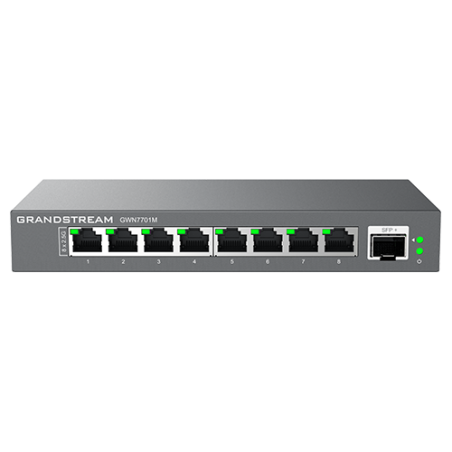 UNMANAGED 2.5 MULTI-GIGABIT SWITCH 8 X 2.5 GIGE 1 X SFP