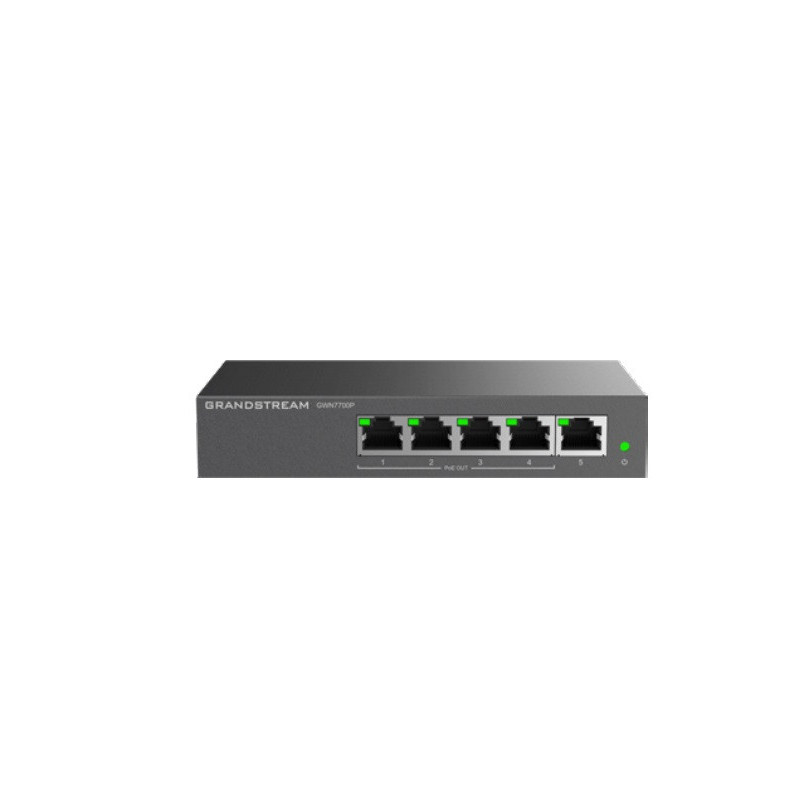 UNMANAGED NETWORK SWITCH 5 X GIGE 4 X POE