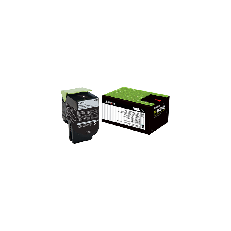 708K BLACK RETURN TONER CARTRIDGE 1K CS310/CS410/CS510