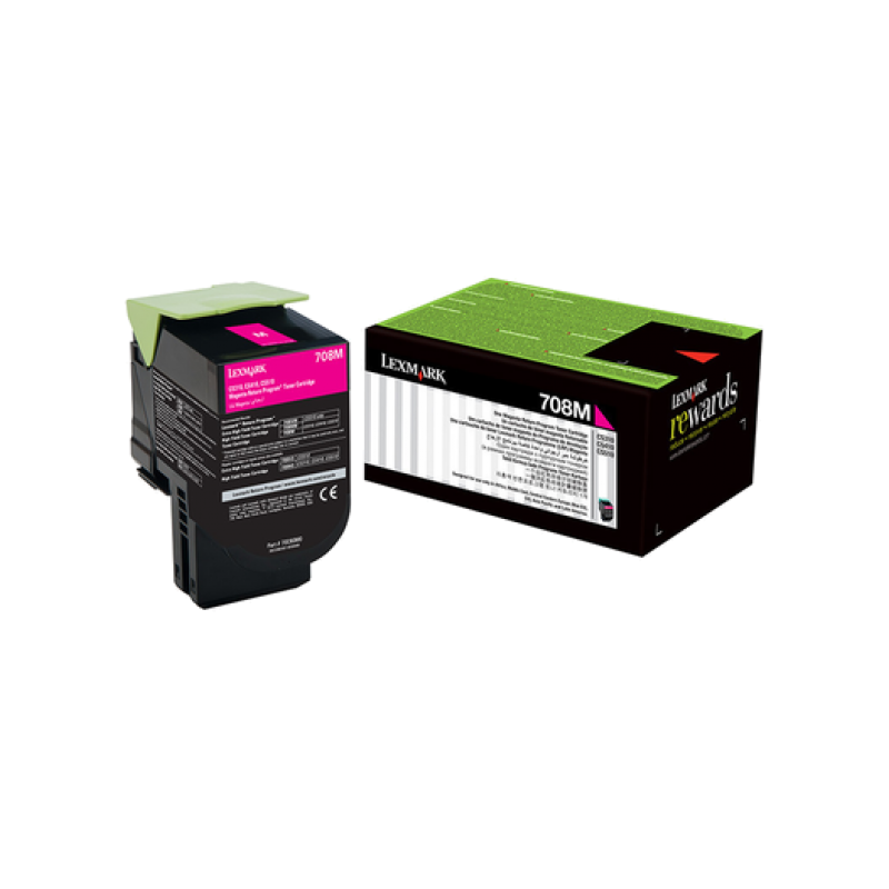 708M MAGENTA RETURN TONER CARTRIDGE 1K CS310/CS410/ CS510