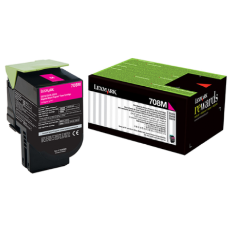 708M MAGENTA RETURN TONER CARTRIDGE 1K CS310/CS410/ CS510