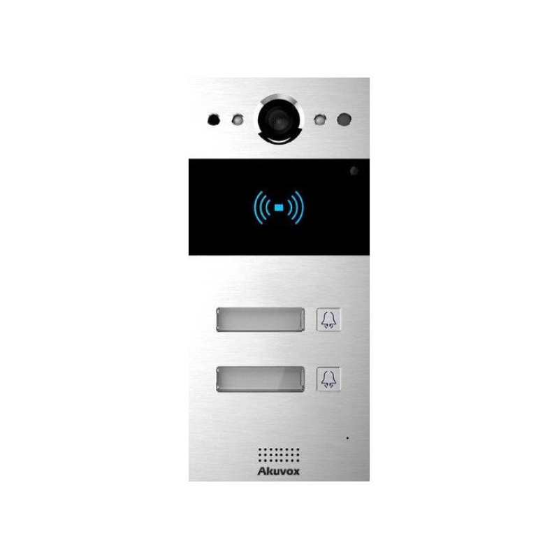 SIP INTERCOM WITH TWO 2 BUTTONS VIDEO & CARD READER