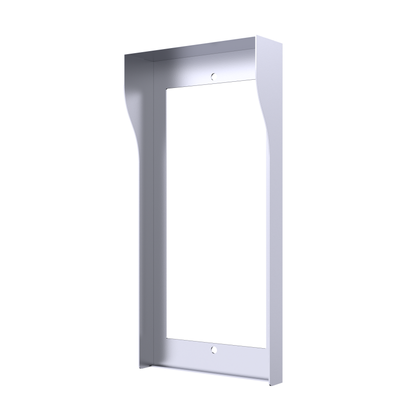 R20K & R20B2.3.4.5 BUTTONS IN WALL RAIN HOOD - SILVER