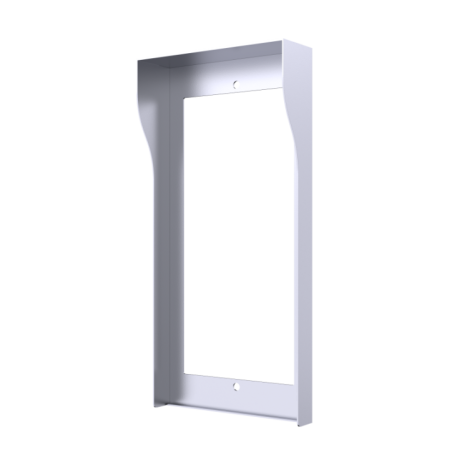 R20K & R20B2.3.4.5 BUTTONS IN WALL RAIN HOOD - SILVER