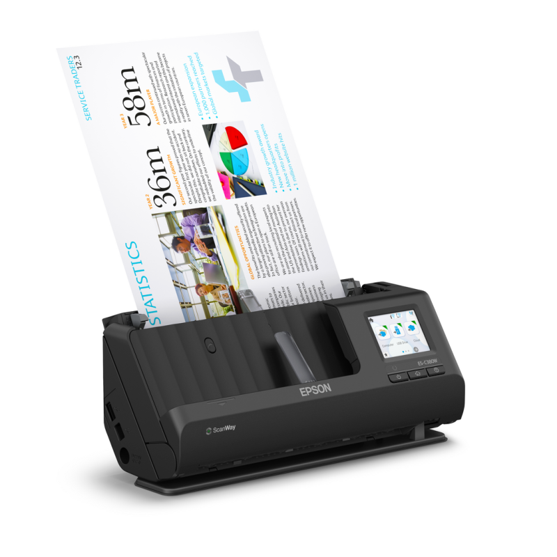 EPSON WORKFORCE ES-C380W DOCUMENT SCANNER