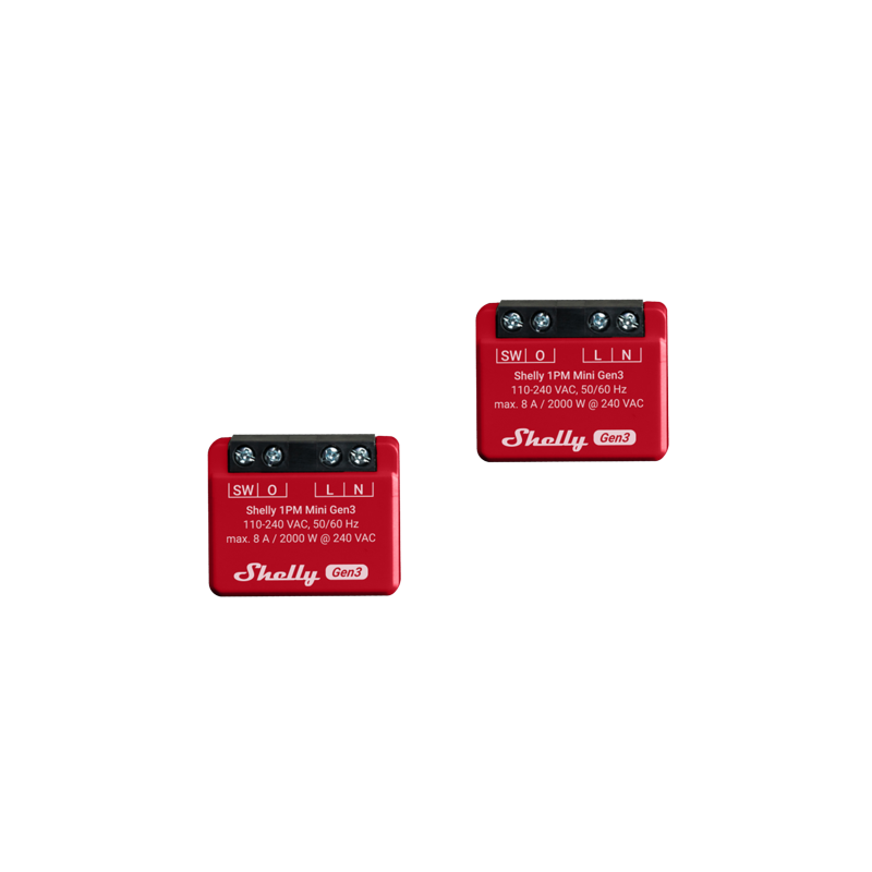 SHELLY 1PM MINI GEN3 KITS