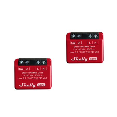 SHELLY 1PM MINI GEN3 KITS