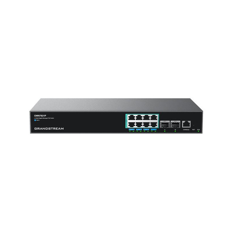 ENTERPRISE LAYER 3 MANAGED MUL TI-GIG POE SWITCH 8 X 2.5 GIG E POE 2 X 10G SFP