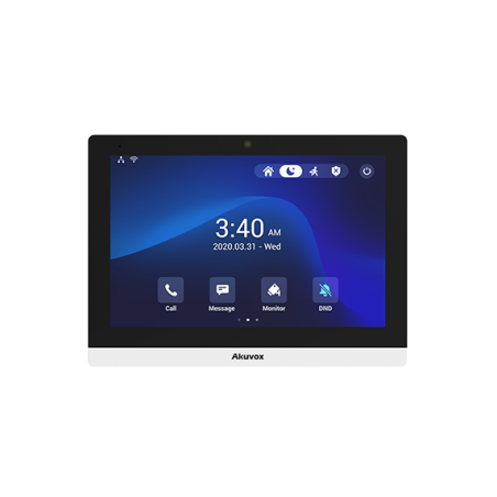 10 SIP INDOOR UNIT IN WHITE ANDROID 9 VERSION