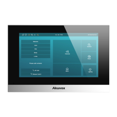 7 SIP INDOOR UNIT IN SILVER LINUX VERSION