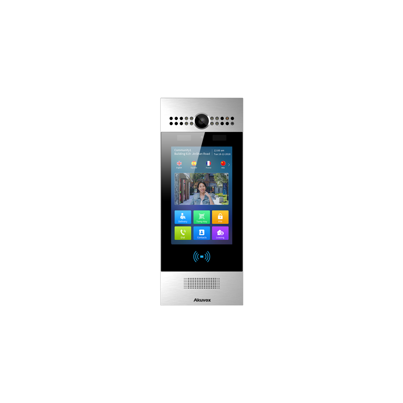 SIP ANDROID DOOR PHONE WITH FACIAL RECOGNITION