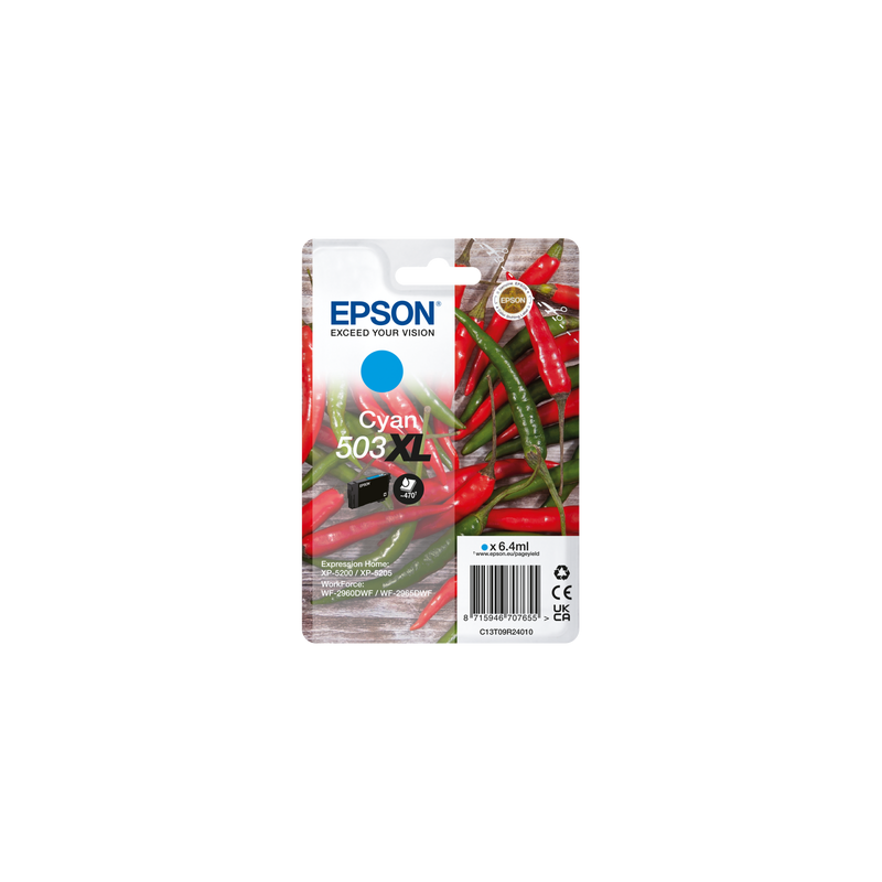 EPSON 503 XL CYAN INK XP-5200 WF-2960