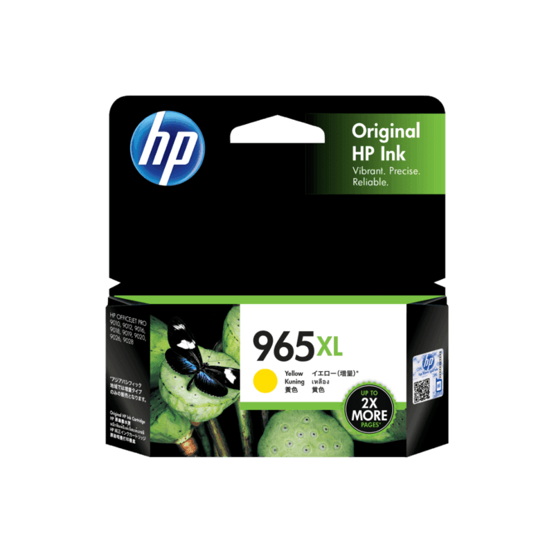 HP 965XL YELLOW ORIGINAL INK CARTRIDGE 1600 PAGES