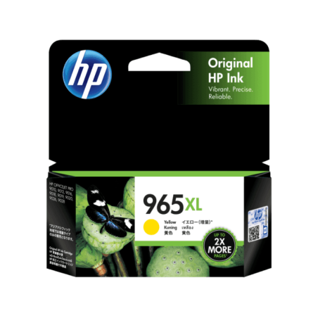 HP 965XL YELLOW ORIGINAL INK CARTRIDGE 1600 PAGES