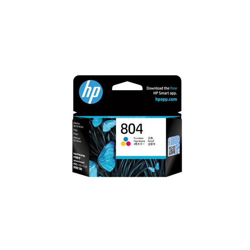 HP 804 TRI-COLOR INK CART 165 PAGES FOR HP ENVY 6220 6222 7120 7820 7822