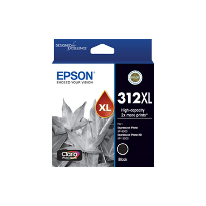 EPSON 312XL BLACK INK CLARIA PHOTO HD XP-8500 / XP-15000