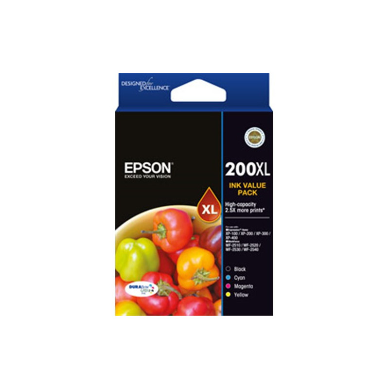 200XL HIGH DURABRITE ULTRA 4 INK VALUE PK