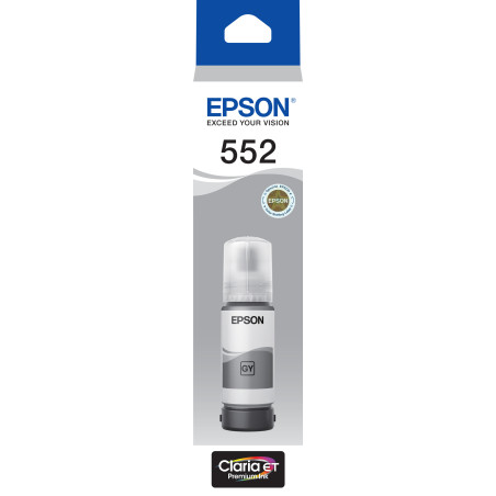 EPSON T552 - CLARIA ECOTANK - GREY FOR ET-8500 ET-8550