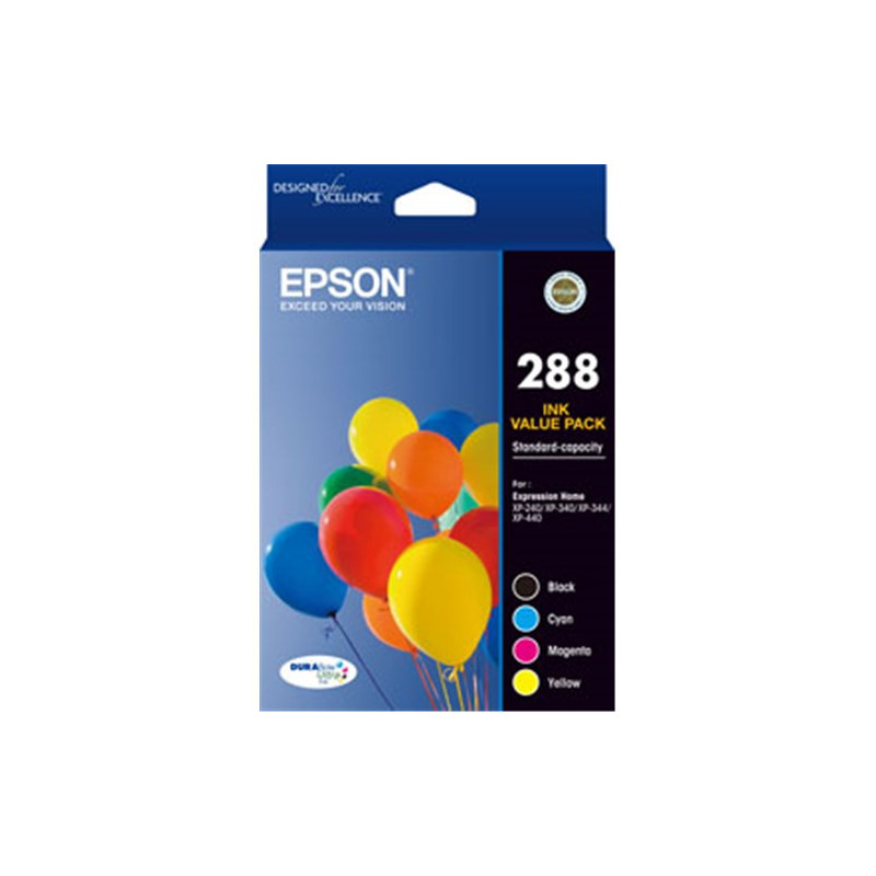 EPSON 288 4 COLOUR INK PACK XP-240 XP-340 XP-344 XP-440