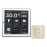 SHELLY WALL DISPLAY WHITE WITH SMART HUMIDITY AND TEMPERATURE SENSOR